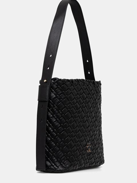 Tommy Hilfiger torebka kolor czarny AW0AW18160 - zdjęcie produktu nr 2