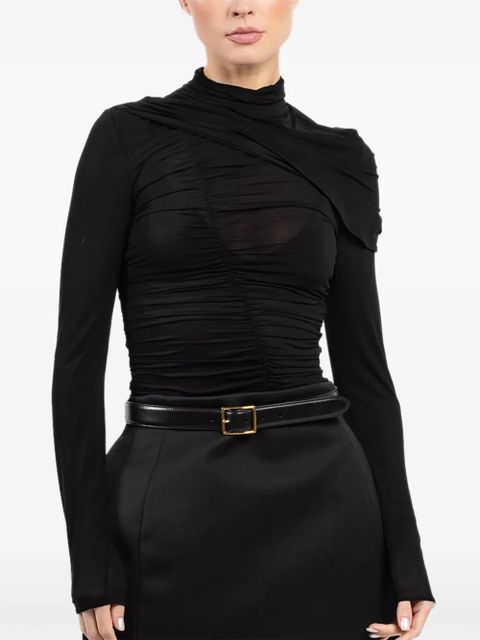 Magda Butrym draped ruched top - Black - zdjęcie produktu nr 1