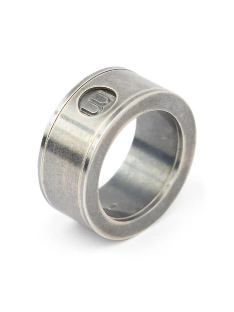 MM6 Maison Margiela heart-shape frame ring - Silver