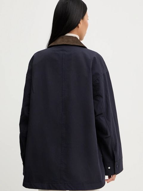 Marc O'Polo kurtka kolor granatowy przejściowa 5000008071