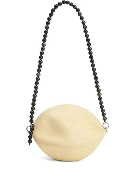 LEMAIRE Balloon beaded-strap shoulder bag - Yellow - zdjęcie produktu nr 1