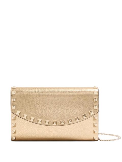Valentino Garavani Rockstud studded leather wallet - Gold - zdjęcie produktu nr 1