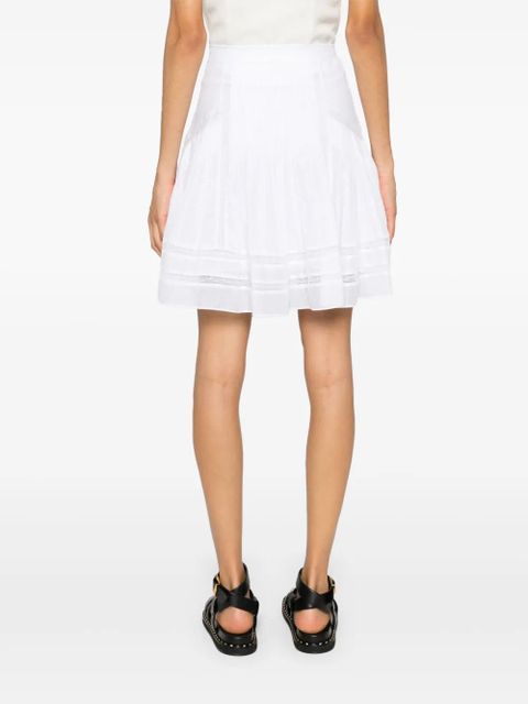 MARANT ÉTOILE Giuliani mini skirt - White