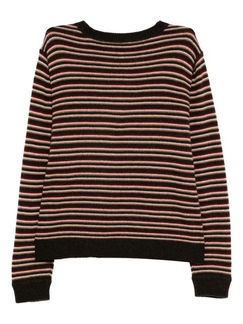 Reformation striped cashmere jumper - Brown