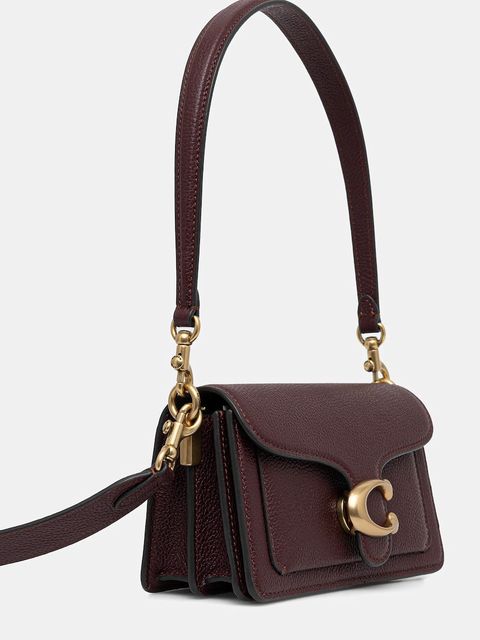 Coach torebka skórzana Tabby kolor bordowy CY201 - zdjęcie produktu nr 2