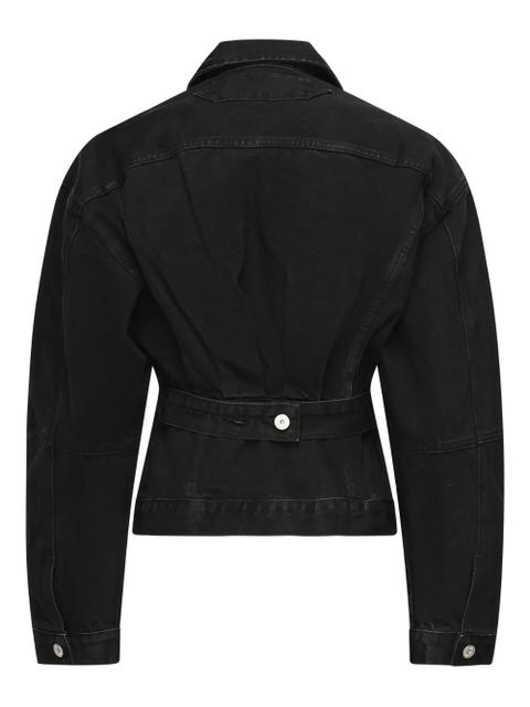 Jacquemus button-fastening denim jacket - Black - zdjęcie produktu nr 2