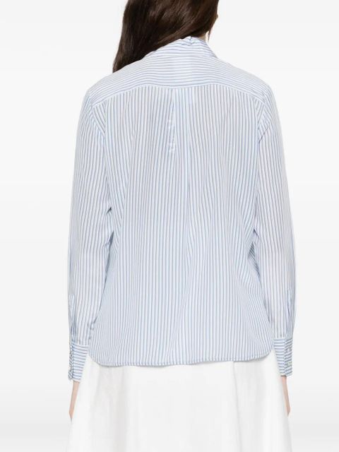 Max Mara Flirt striped button shirt - White