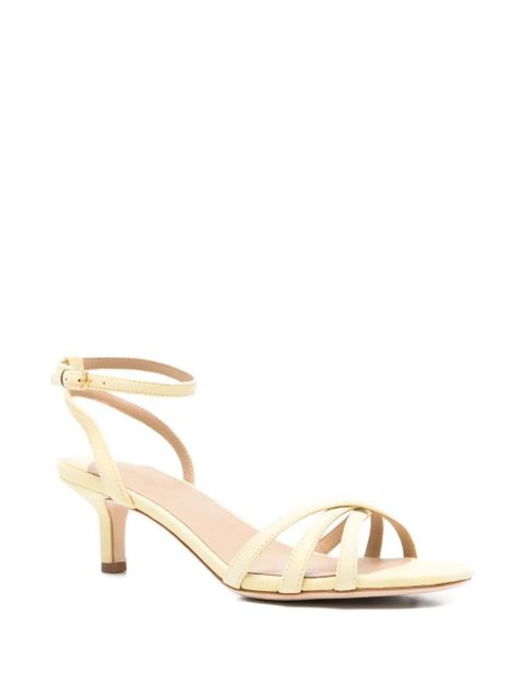 Lauren Ralph Lauren Kendyl crossover-strap suede sandals - Yellow - zdjęcie produktu nr 2