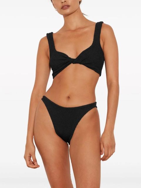 Hunza G Juno crinkled bikini - Black