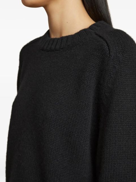 KHAITE Mae sweater - Black