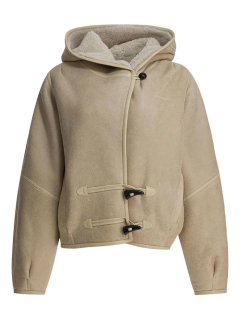 ISABEL MARANT Amiel hooded toggle jacket - Neutrals - zdjęcie produktu nr 1