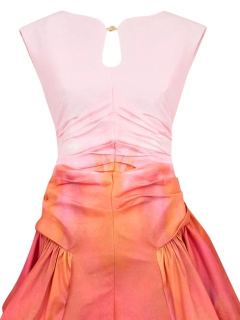 Acler Bromton V-neck dress - Orange - zdjęcie produktu nr 2