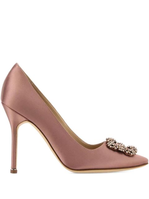 Manolo Blahnik 105mm Hangisi pumps - Pink - zdjęcie produktu nr 1