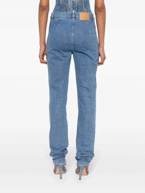 Magda Butrym high-rise slim-fit jeans - Blue