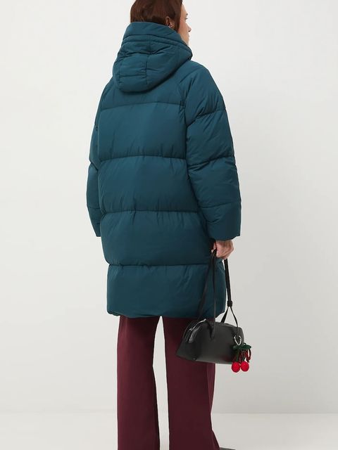 Medicine płaszcz puchowy kolor zielony