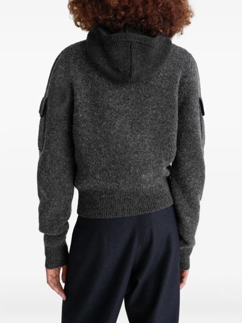 LEMAIRE cargo-pockets sweater - Grey