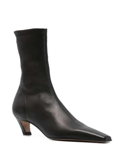 KHAITE square toe heeled boots - Black - zdjęcie produktu nr 2