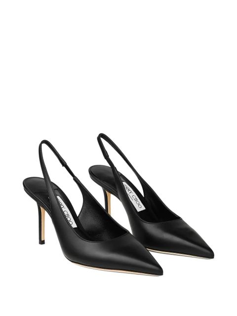 Jimmy Choo Love pointed slingback court pumps - Black - zdjęcie produktu nr 2