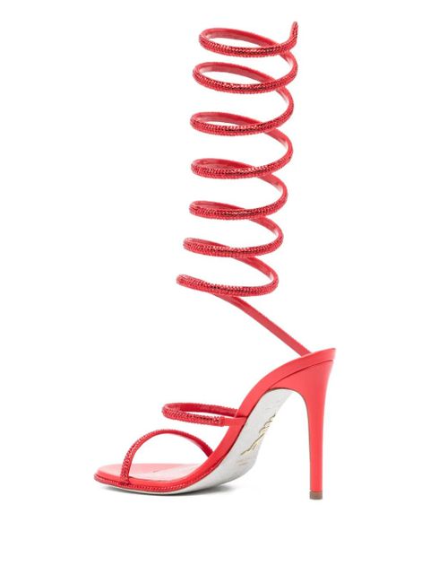 René Caovilla 110mm Supercleo sandals - Red