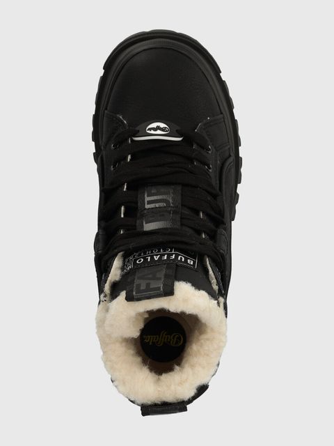 Buffalo sneakersy Aspha Nc Mid Warm kolor czarny 1622186