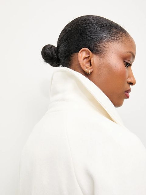 Answear.LAB płaszcz wełniany kolor biały