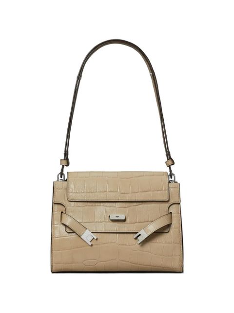 Tory Burch Lee Radziwill embossed shoulder bag - Neutrals - zdjęcie produktu nr 1