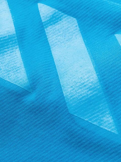 Off-White diagonal-stripe track pants - Blue