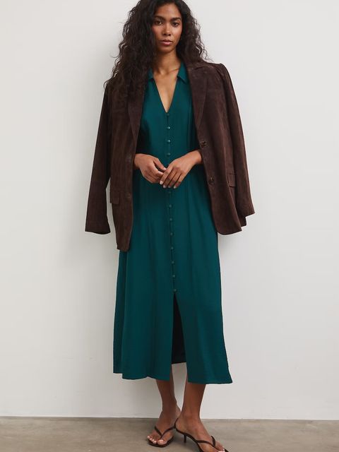 Medicine sukienka rozkloszowana z wiskozą - zdjęcie produktu nr 1