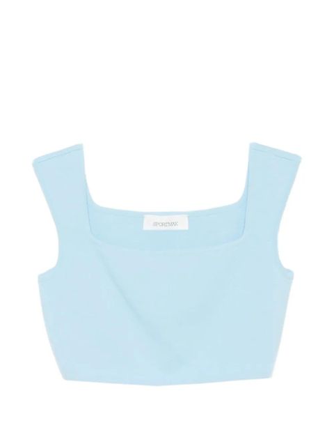 Max Mara square-neck sleeveless top - Blue - zdjęcie produktu nr 1