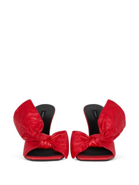 Givenchy Boudoir bow-detail sandals - Red