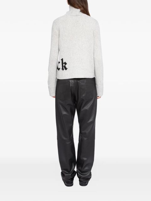 Zadig&Voltaire Nalma high-neck sweater - Grey