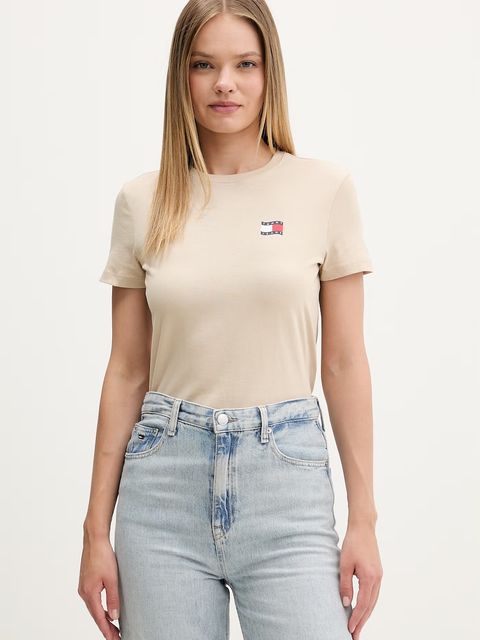 Tommy Jeans T-shirt damski bawełniany - zdjęcie produktu nr 1