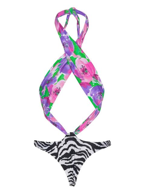 ROTATE BIRGER CHRISTENSEN x Reina Olga Showpony swimsuit - Purple