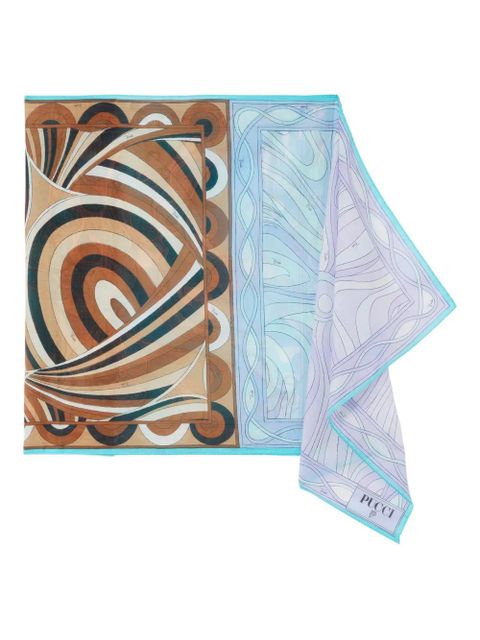 PUCCI graphic-print sarong - Blue - zdjęcie produktu nr 1