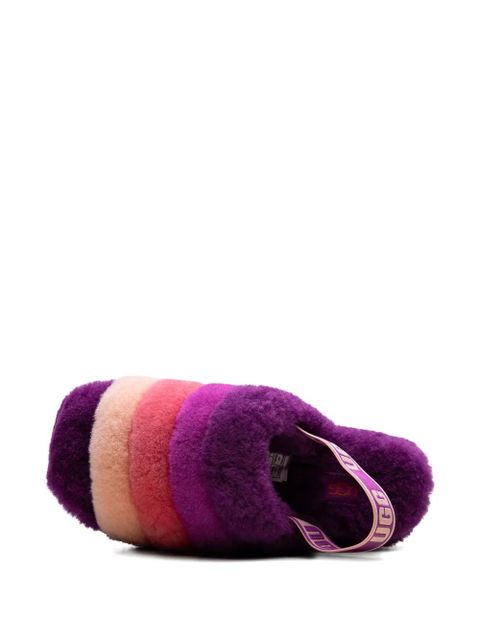 UGG Fluff Yeah Pride "Pink/Purple/Rainbow" sandals