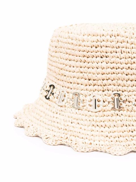 Rabanne embellished sun hat - Neutrals - zdjęcie produktu nr 2