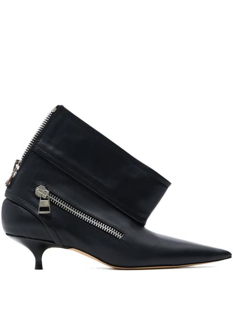JW Anderson 40mm leather ankle boots - Black - zdjęcie produktu nr 1