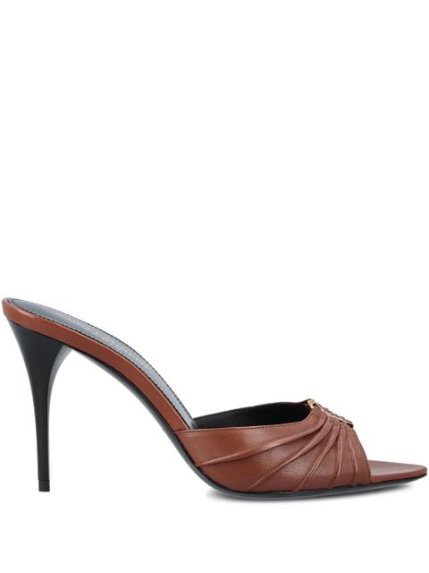 Saint Laurent 90mm Babylone sandals - Brown - zdjęcie produktu nr 1