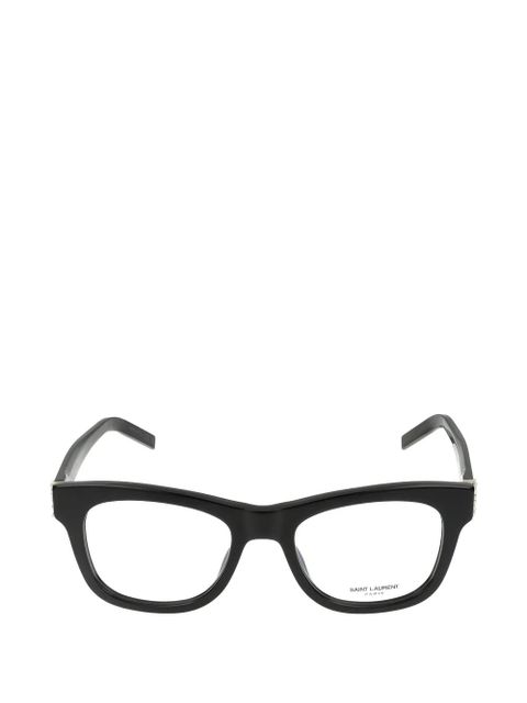 Saint Laurent YSL-monogram square-frame glasses - Black - zdjęcie produktu nr 1