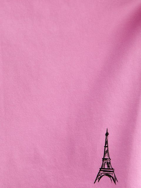 Karl Lagerfeld t-shirt bawełniany damski kolor różowy A4W17086