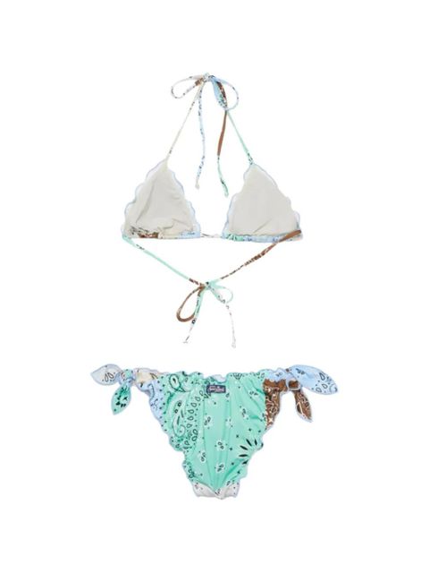 MC2 Saint Barth Sarius bandana-print bikini - Blue - zdjęcie produktu nr 2