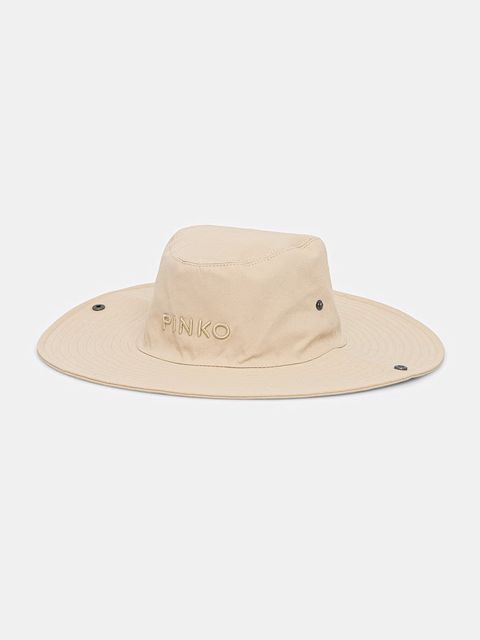 Pinko kapelusz z szerokim rondem damski bawełniany - zdjęcie produktu nr 2