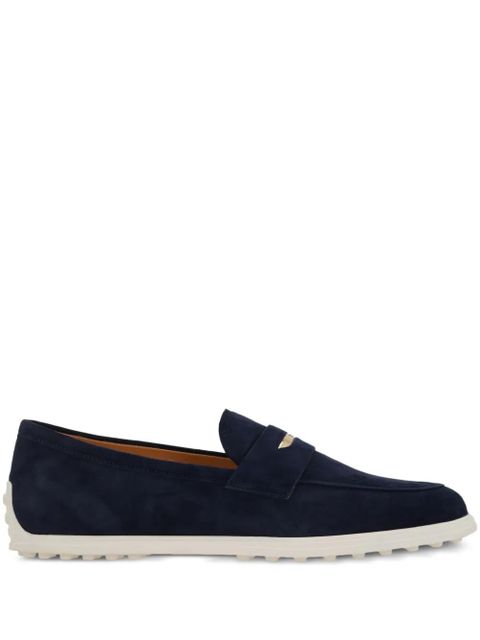 Tod's suede loafers - Blue - zdjęcie produktu nr 1