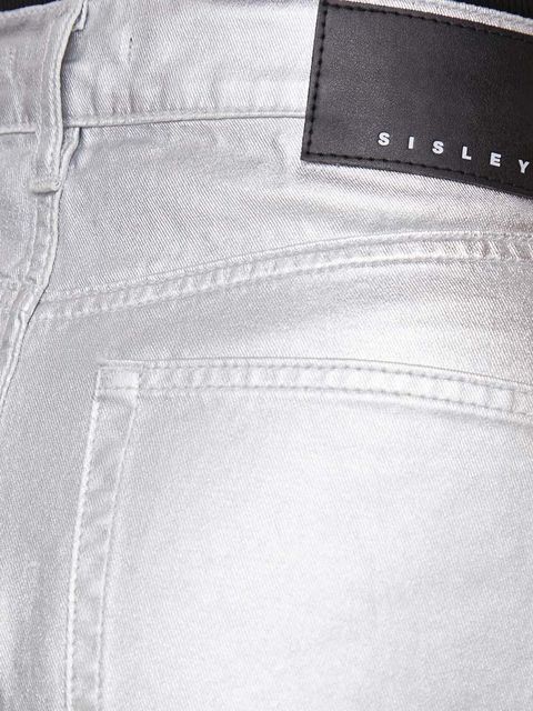 Sisley jeansy damskie high waist