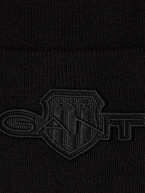 Gant czapka z domieszką wełny kolor czarny 9910050 - zdjęcie produktu nr 2