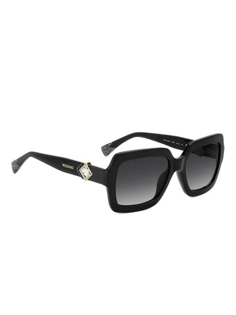 MISSONI EYEWEAR square-frame sunglasses - Black