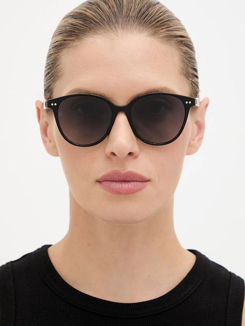 Tommy Hilfiger okulary przeciwsłoneczne damskie kolor czarny TH 2289/S