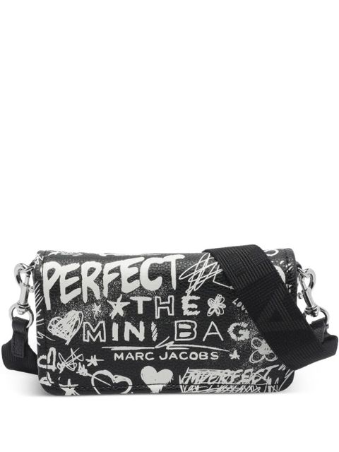 Marc Jacobs mini Punk Scribble leather crossbody bag - Black - zdjęcie produktu nr 1