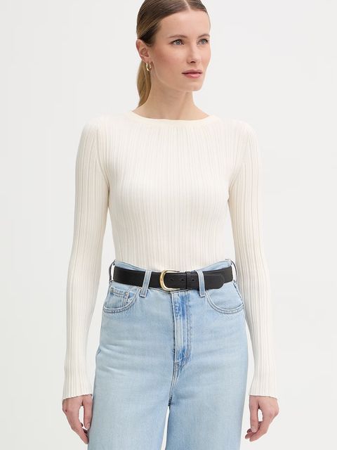 United Colors of Benetton sweter damski z wiskozą - zdjęcie produktu nr 2