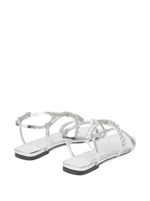 Jimmy Choo Gwyn flat sandals - Silver